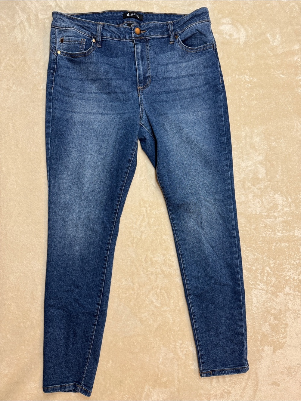 d. jeans Dark Blue Stretch Skinny Jeans